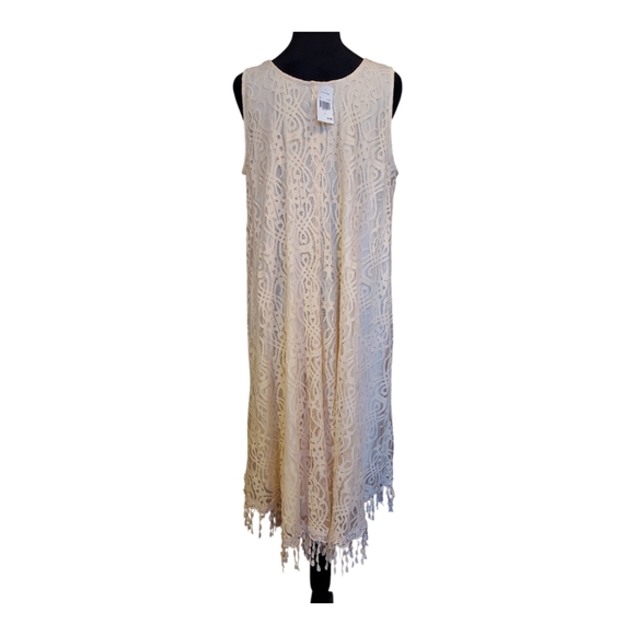NWT CalStyle Lace Tank Dress - Picture 4 of 9